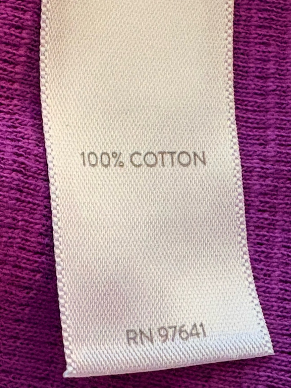 J. .Jill Women's Top, Purple V-Neck Henley, xl - Picture 4 of 7